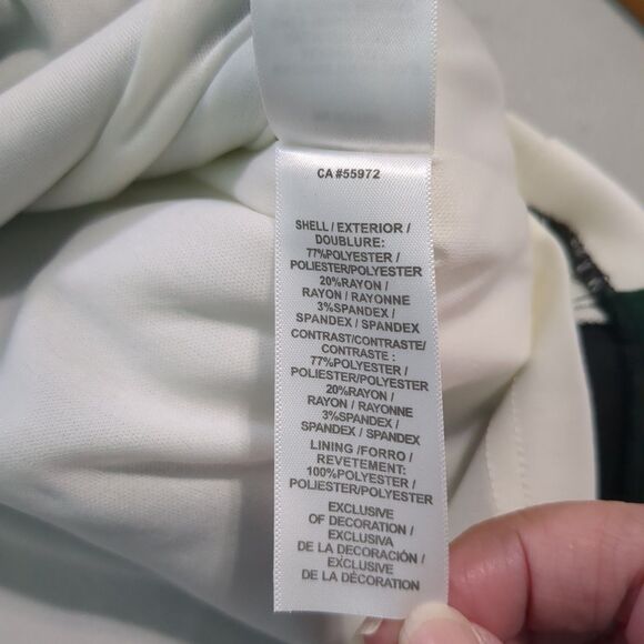 Laundry by Design Women green black Casual Dress 6 front zipper detailing - Picture 5 of 6